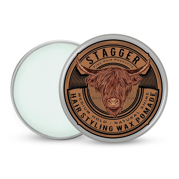 STAGGER Sandalwood Beard Balm – Natural Leave-In Conditioner & Wax for Men - PA Cosmetics