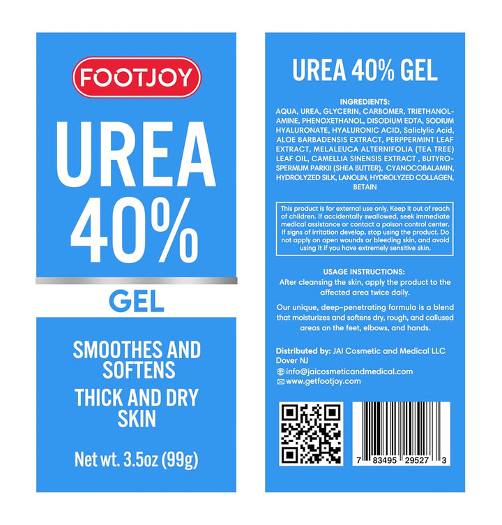 FOOTJOY Urea Gel 40% – Fast Absorbing Foot & Skin Repair Gel (10 Pack) - PA Cosmetics