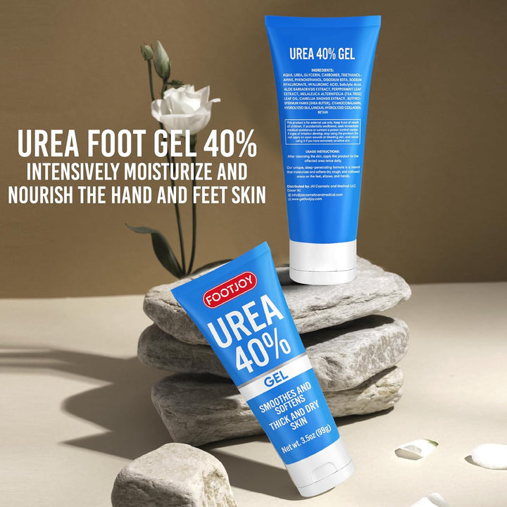 FOOTJOY Urea Gel 40% – Fast Absorbing Foot & Skin Repair Gel (10 Pack) - PA Cosmetics